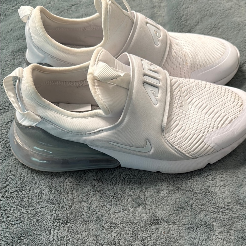 Nike White Slip-On Shoes with Air Sole - Picture 2 of 8